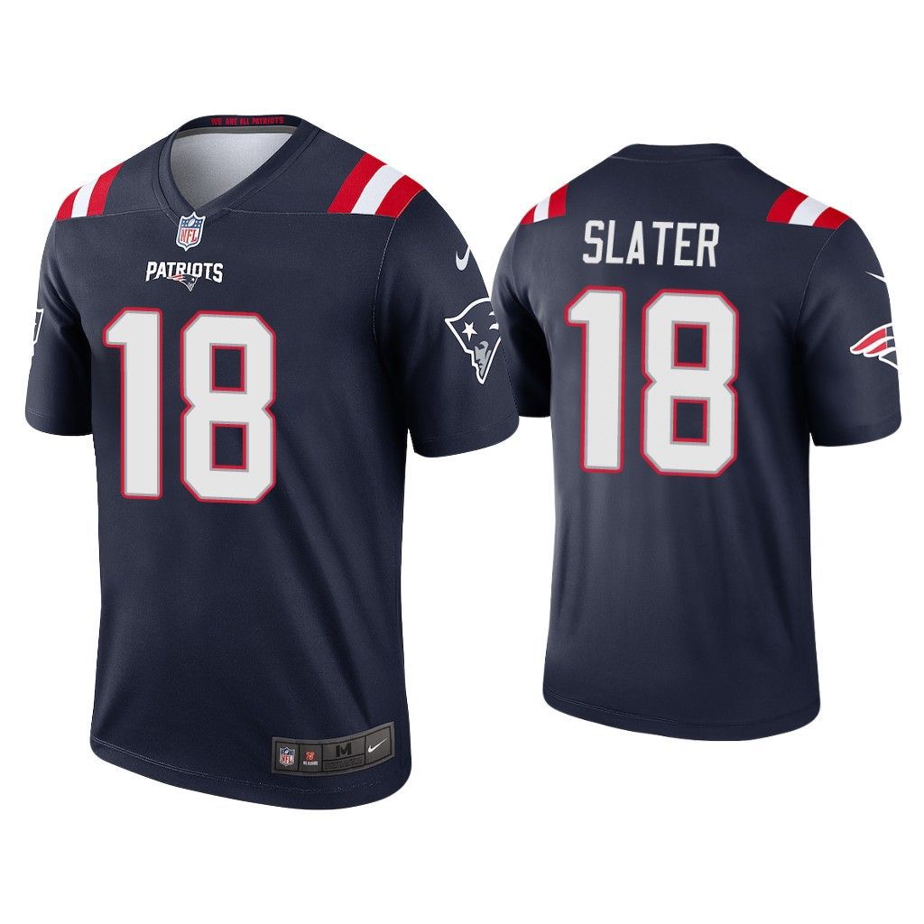 Men New England Patriots #18 Matthew Slater Nike Navy Inverted Legend NFL Jersey->new england patriots->NFL Jersey